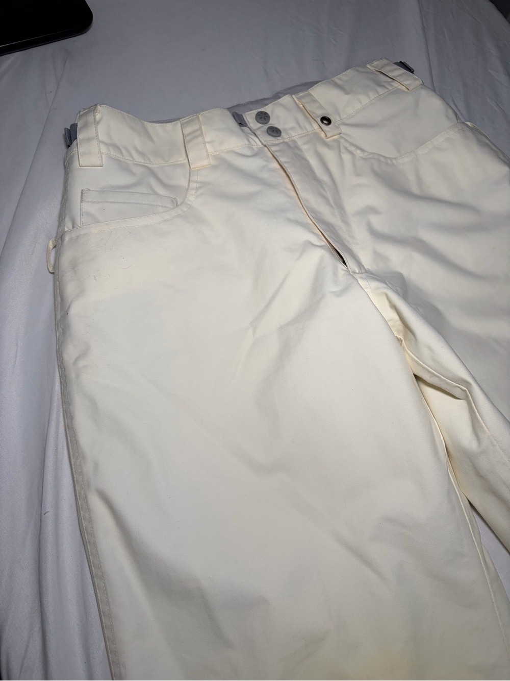 Burton Radar Snowpants, Cream, Waterproof and inner lining Size S